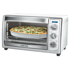 BLACK+DECKER 4 Slice Toaster Oven - Silver - TO1700SG