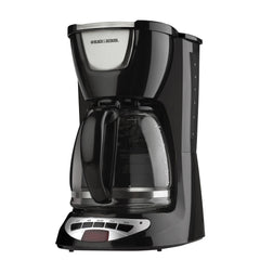 Black+Decker 12-Cup Mill and Brew Coffeemaker has a built-in